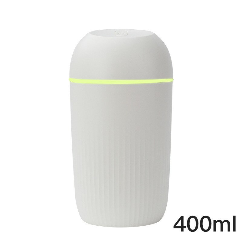 Draagbare Ultrasone Aroma Mini Aromatherapie Olie Luchtbevochtiger Auto Moisturizer Usb Cool Mist Aroma Luchtreiniger Huishoudelijke Luchtbevochtiger: White plus