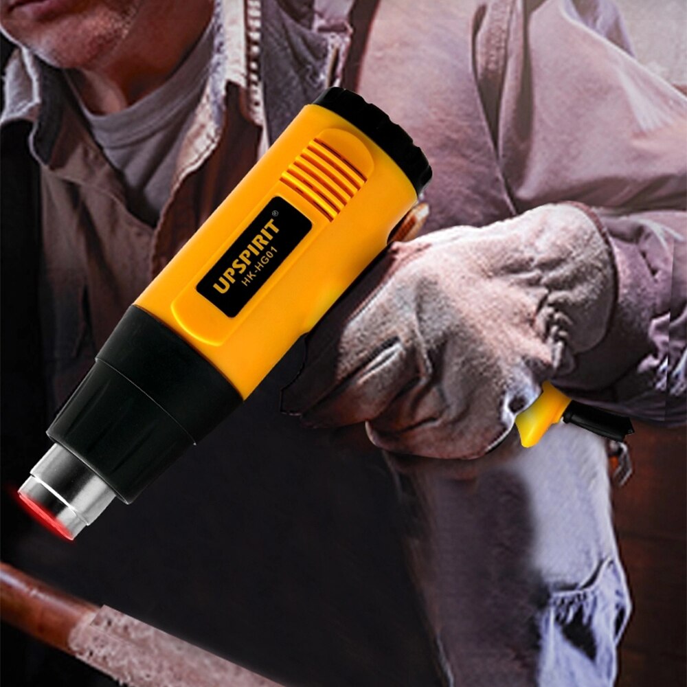 2000W Electric Air Gun Heat Gun with Adjustable Airflow 220V Soldering Heat Gun with Long Cord for Welding Paint Removal