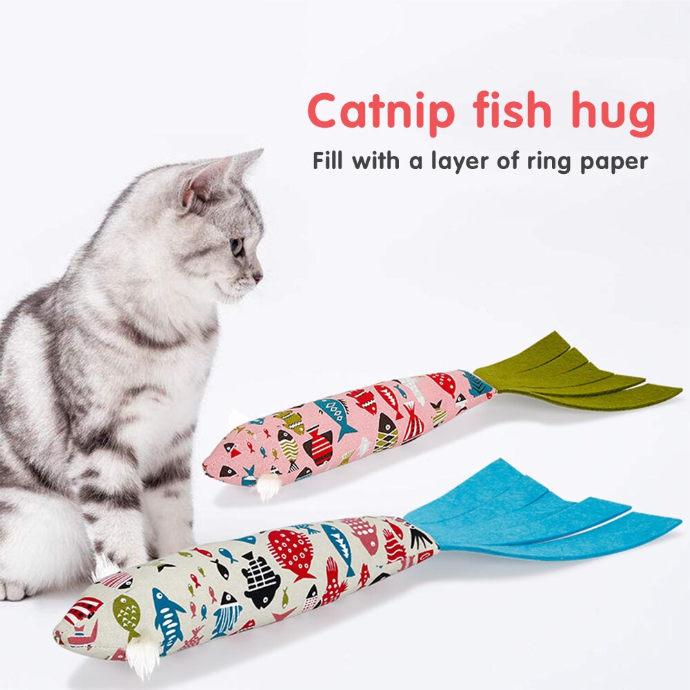Pet Cat Toy Simulation Interactive Rocking Bouncing Plush Floppy Fish USB Charging Chewing Play Biting Supplies