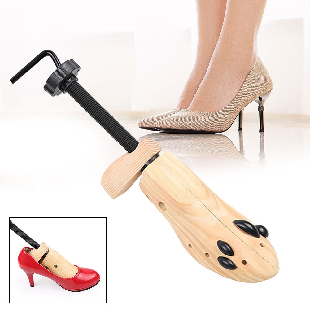Vrouwen Mannen Shaper Hoge Hakken Laarzen Expander Verstelbare Anti Rimpel Twee Manier Houder Bunion Houten Schoen Brancard Keeper Ondersteuning