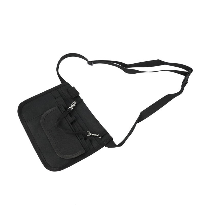 Medica Organizer Riem Verpleegkundige Fanny Pack Met Stethoscoop Houder En Tape Houder: Black