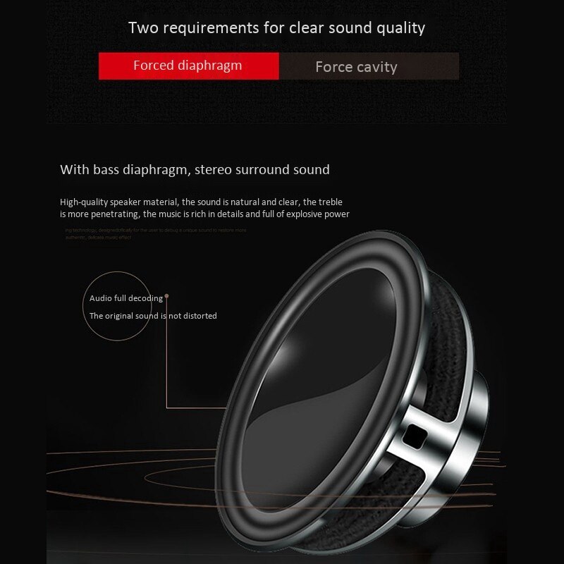 Bedside Bluetooth Speaker Mirror Alarm Clock Wireless Bluetooth Speaker Wireless Bluetooth Radio Speaker