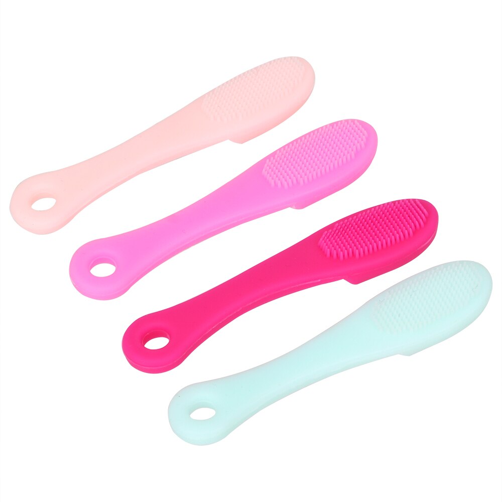Face Cleaning Pad Cleanser Tool Facial Exfoliating Brush Skin SPA Scrub Soft Silicone 2 piece/set