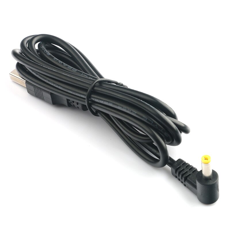 Lanfulang 5v 2a 4.0 1.7mm 150cm usb til dc dc tøndestik strømkabel adapter ledningsstik 4.0 x 1.7mm