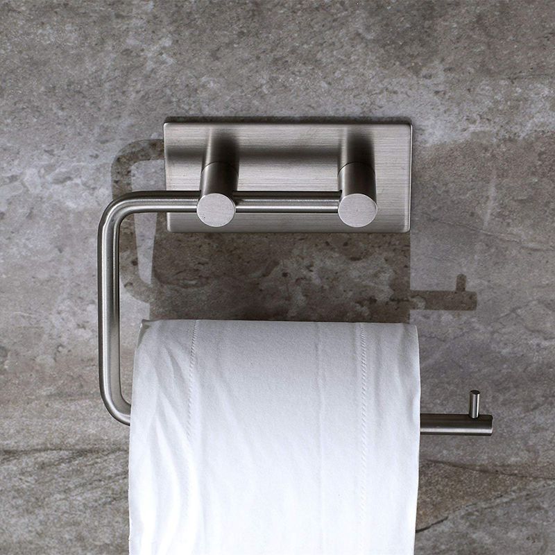 Toiletrolhouder Toiletrolhouder Zonder Boren Papier Houder Zelfklevende Wc Papierrolhouder Roestvrij Staal T