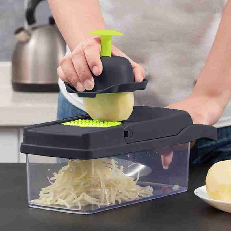 1pc multifunctionele groentesnijders, aardappelraspen, praktische aardappelchipssnijder, keukengereedschap voor thuis, fruit, groenterasp