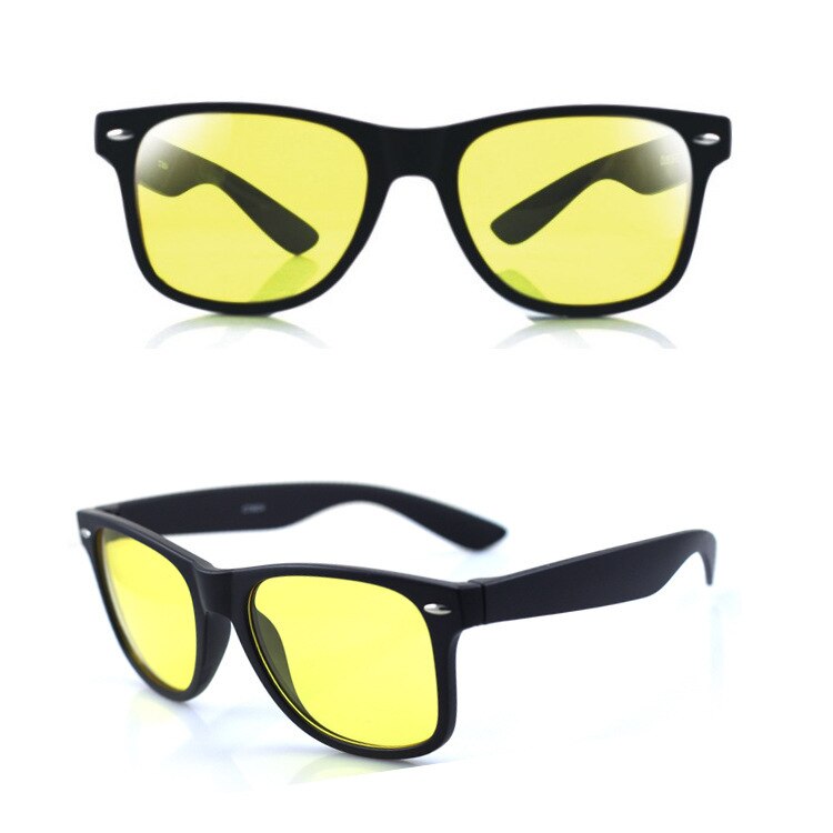 unisex Quadratische Gelb Linsen Nacht-Vision Fahren Brille Männer Frauen Winddicht Fahren Goggle