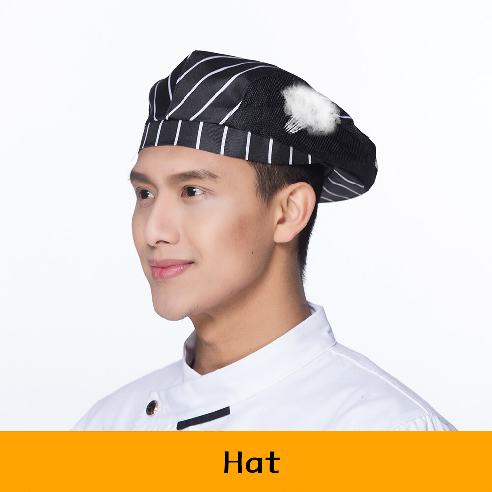 Unisex Chef Hat Food Service Cap Breathable Mesh Cap Restaurant Kitchen Coffee Shop Bar Hotel Baking Waiter Work Hat: 6