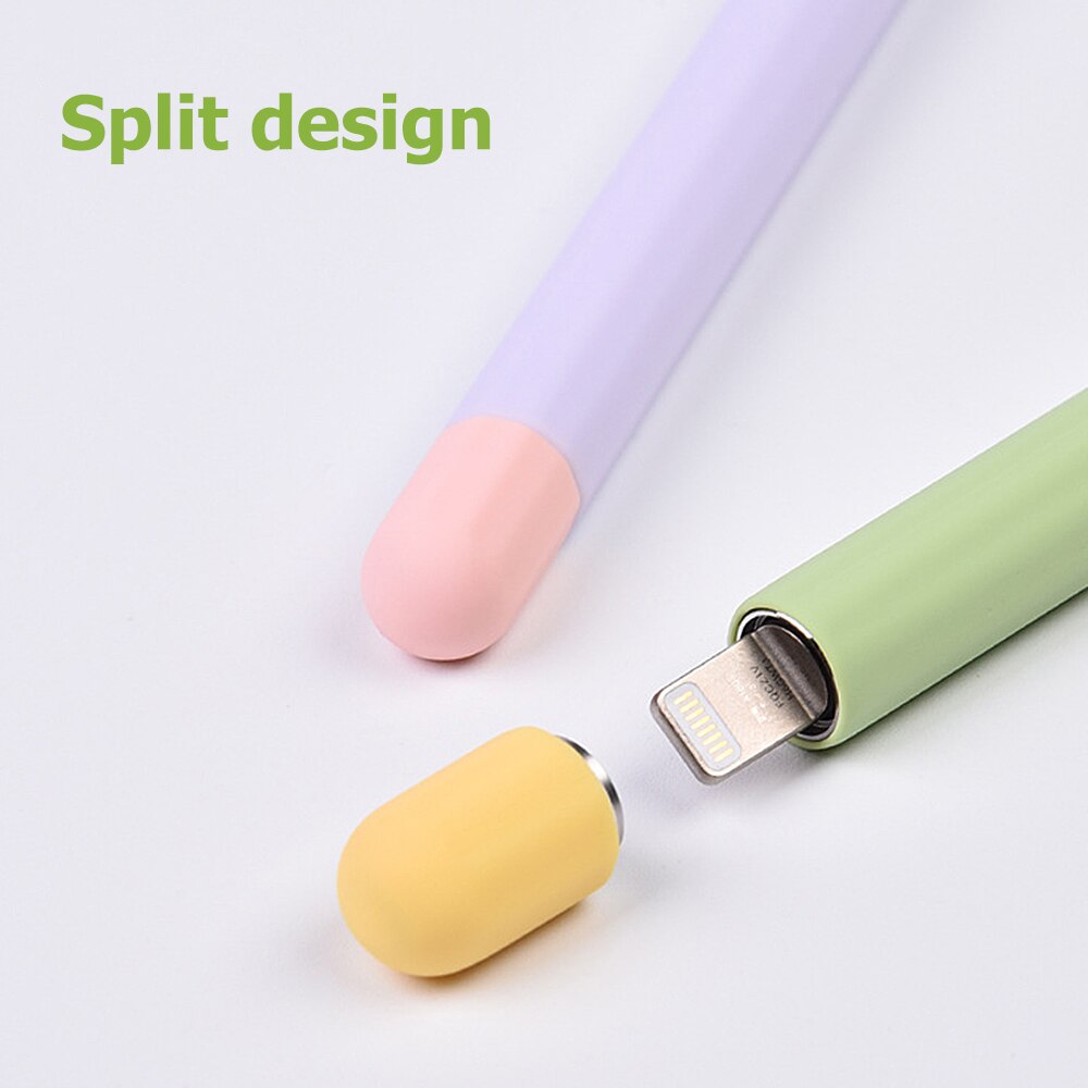 Beskyttelsesetui til æbleblyant 1 generation penpen stylus penpoint cover silikone beskyttelsesetui til æbleblyant 1 etui