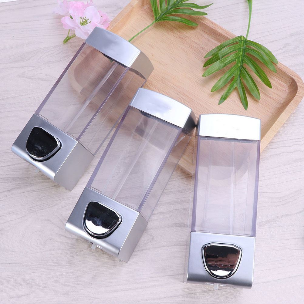 Veggmontert såpe gel dispenser hårbalsam pumpe tre uttak flaske enkel sjampo holder for hjemmebad hotell dusj