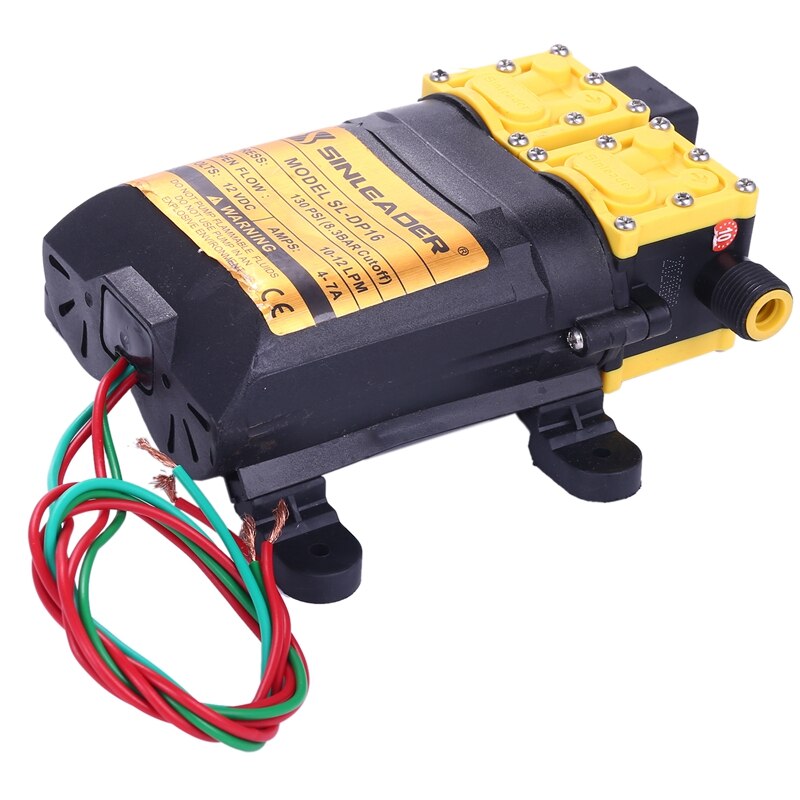 12V High Pressure Agricultural Electric Water Pump Water Sprayer Pump Mini Motor Water Pump with Adapter