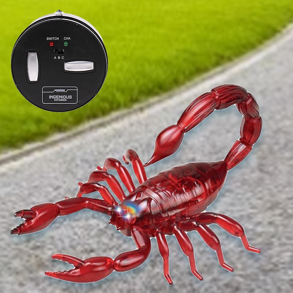 USB RC Remote Control Scorpion Toy Simulation Animal Scary Tricky Toys Props