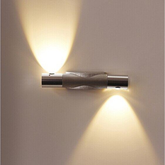 6w moderne aluminium led wandlampen, lamp voor woondecoratie, toilet, badkamer, slaapkamer, leeslamp, wandlamp, hotelverlichting