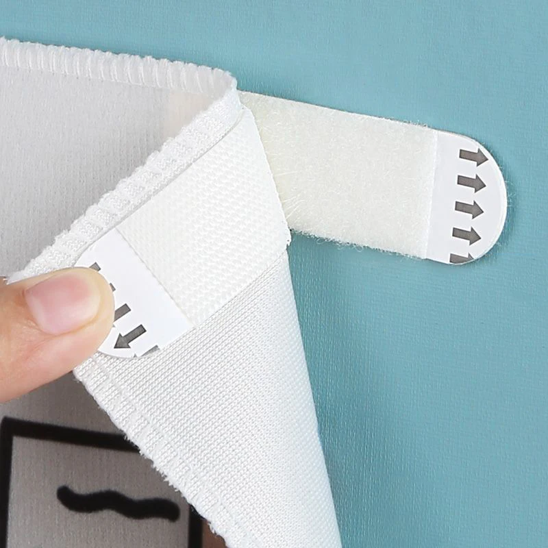 Cinta adhesiva extraíble con gancho, tiras para colgar cuadros, sin daños en la pared, fijación, colgador de pared, pegatinas artísticas de cortina sin perforaciones DIY