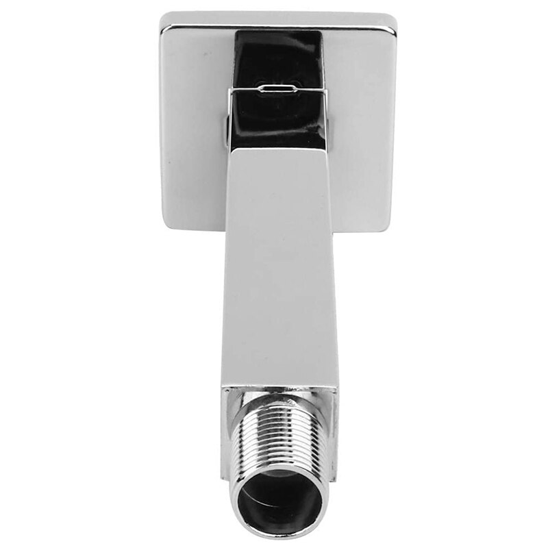 G1 / 2 Inch Shower Arm, with Thread and Flange Stainless Steel Universal Shower Wall-Mounted Right-Angle Shower Arm