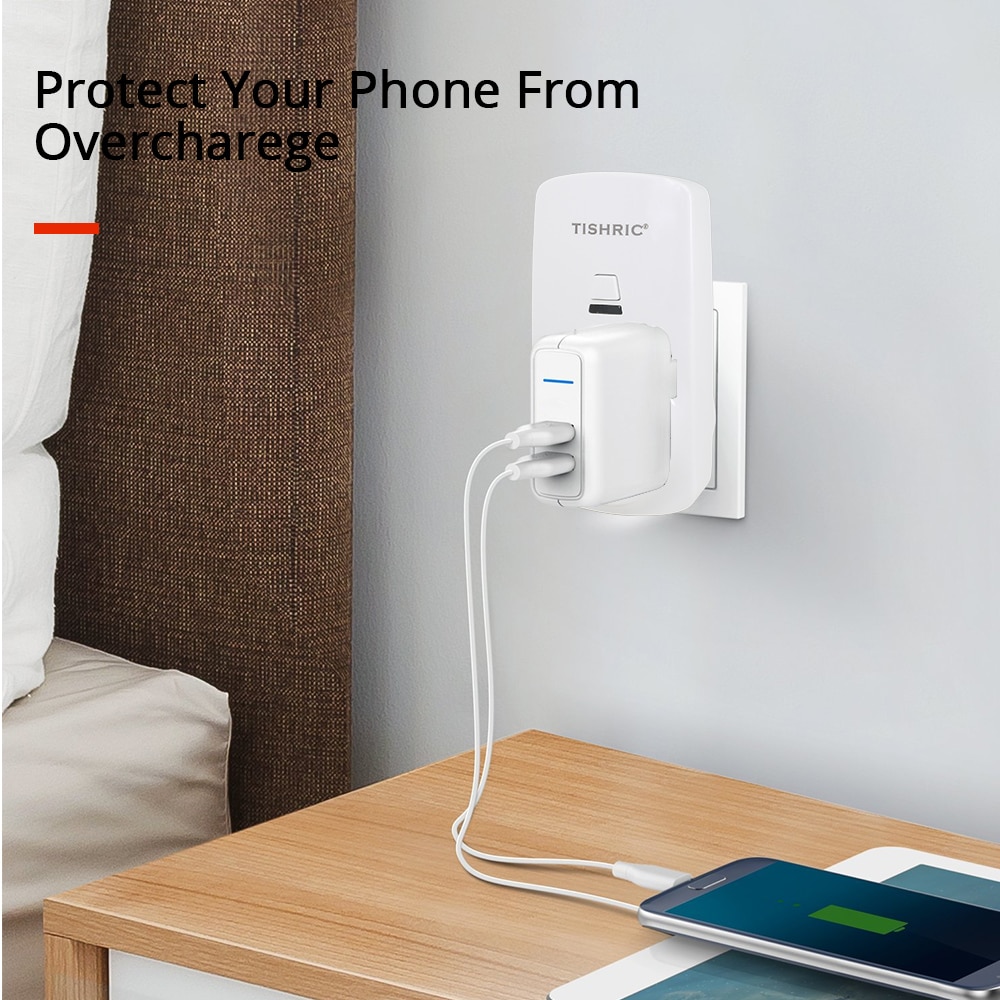 Smart Plug TISHRIC 16A - Presa WiFi Control - Timer - App Ewelink - Compatibile Alexa & Google Home
