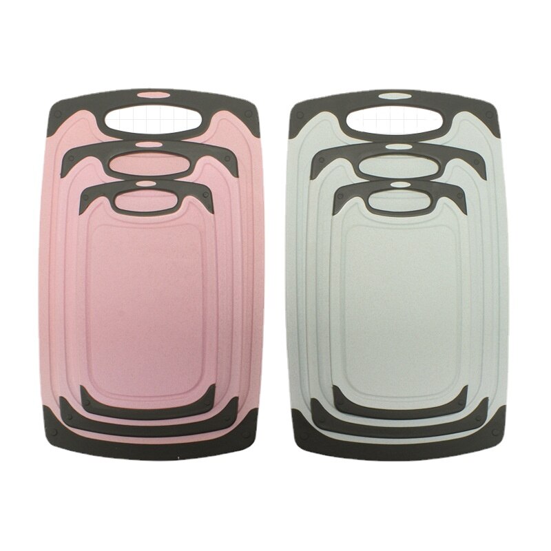 Wheat straw Thicken Plastic Fruit Kitchen Cutting Boards Kitchen Anti Bacterial Cut Vegetable Meat Board Chopping Block Tool