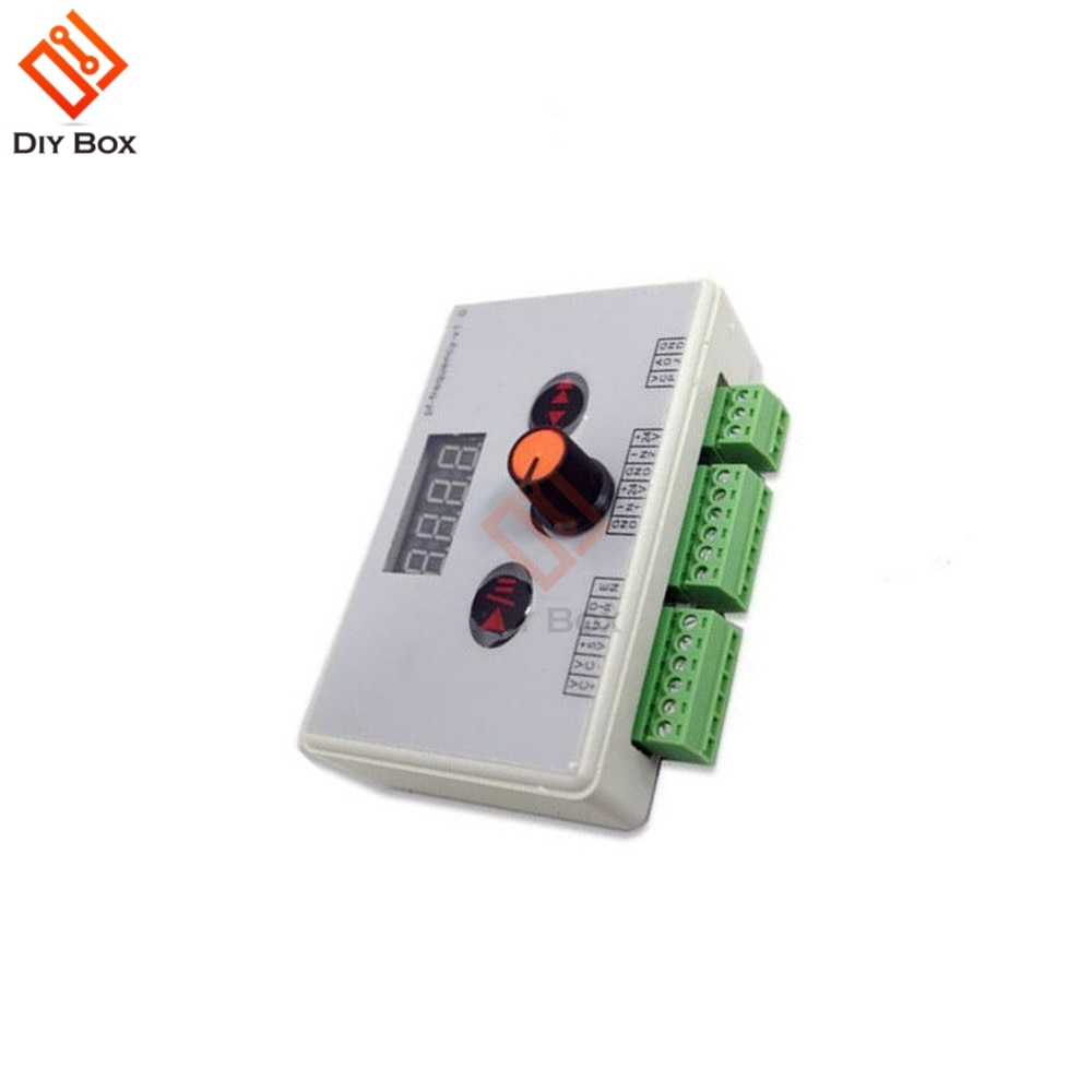 DC 12V 24V Reversible Stepper Motor Speed Controller Stepping Motor Speed Governer Governor Pulse Signal Controller LED Display