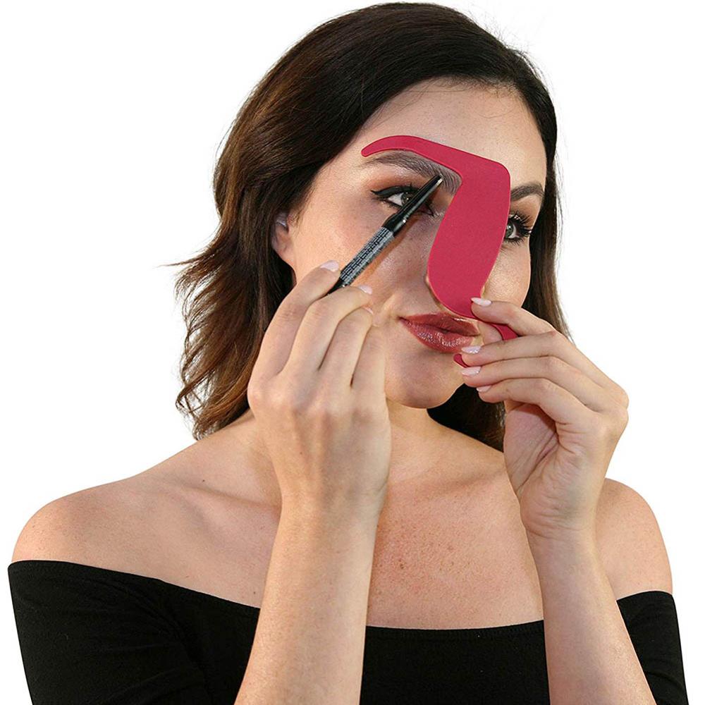 Eyebrow Stencil Makeup Facial Contour Tool Template Contouring Tool Maker for Cheek Nose Chin Under Eyes Women Makeups Cosmetic
