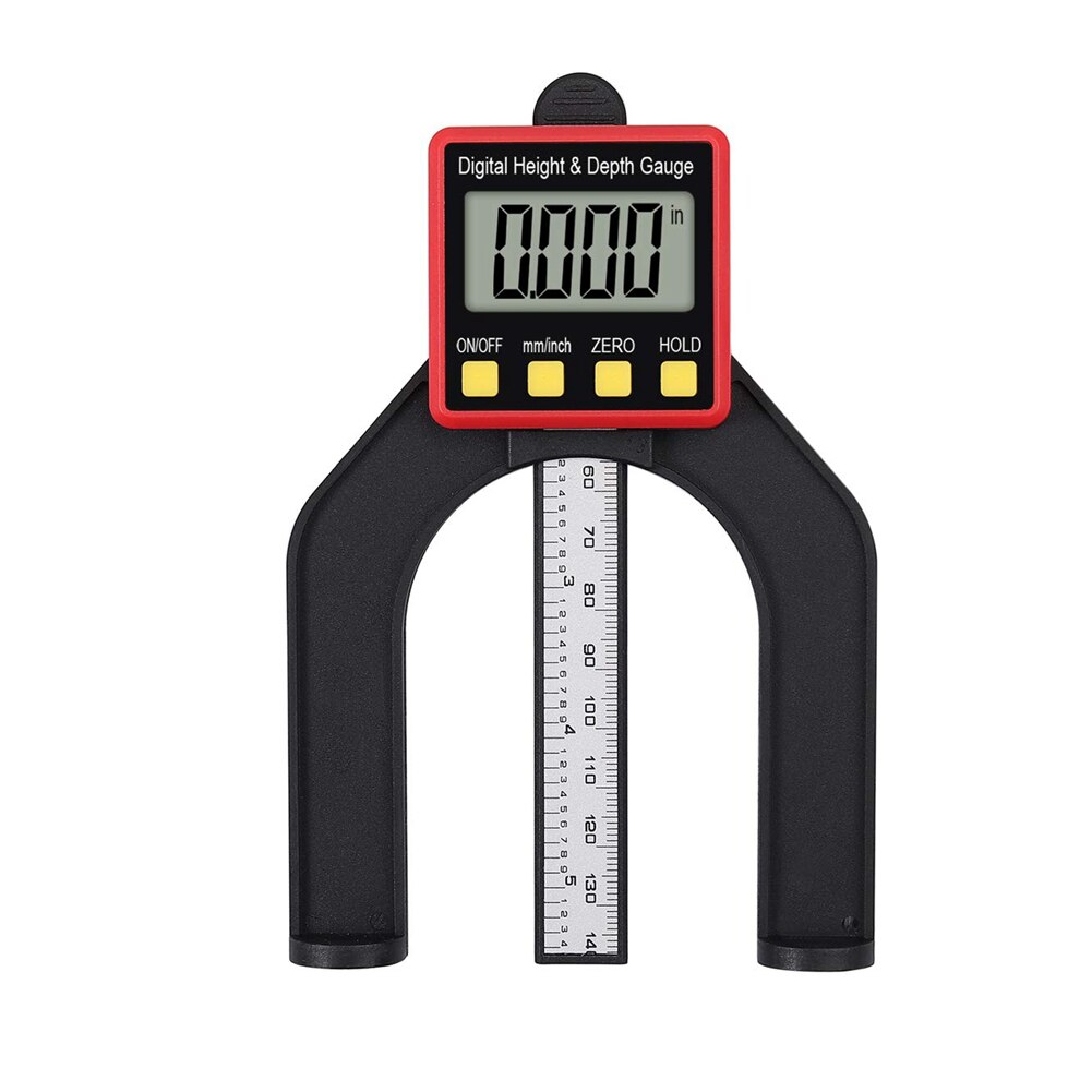 Digital 80mm Depth Gauge Woodworking 2 In 1 Height Measurement Tool for Setting Rebates Grooves Woodworking Measuring Tools