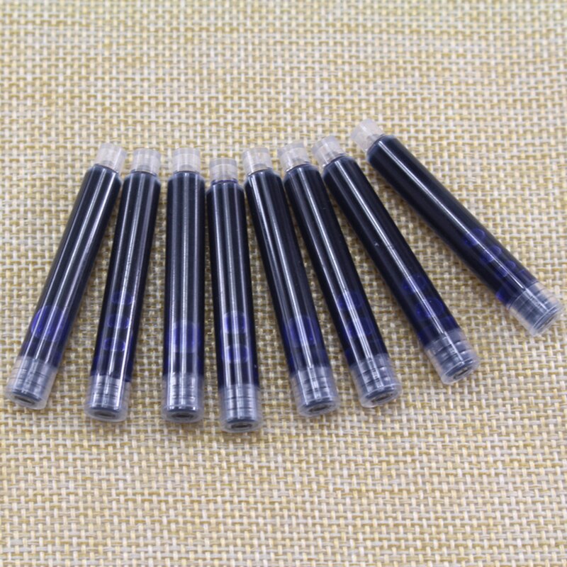 10 Stuks Inkt Refill Zwart/Blauw Student Briefpapier Universele Vulpen Inkt Vullingen Wegwerp Inkt Sac Canetas