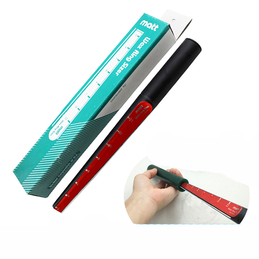 Wax Ring Sizer, Jewelry Wax Reamer, Carving Tool with Blade, Lightweight Wax Tube Knife, Ring Maker, Measuring Rule