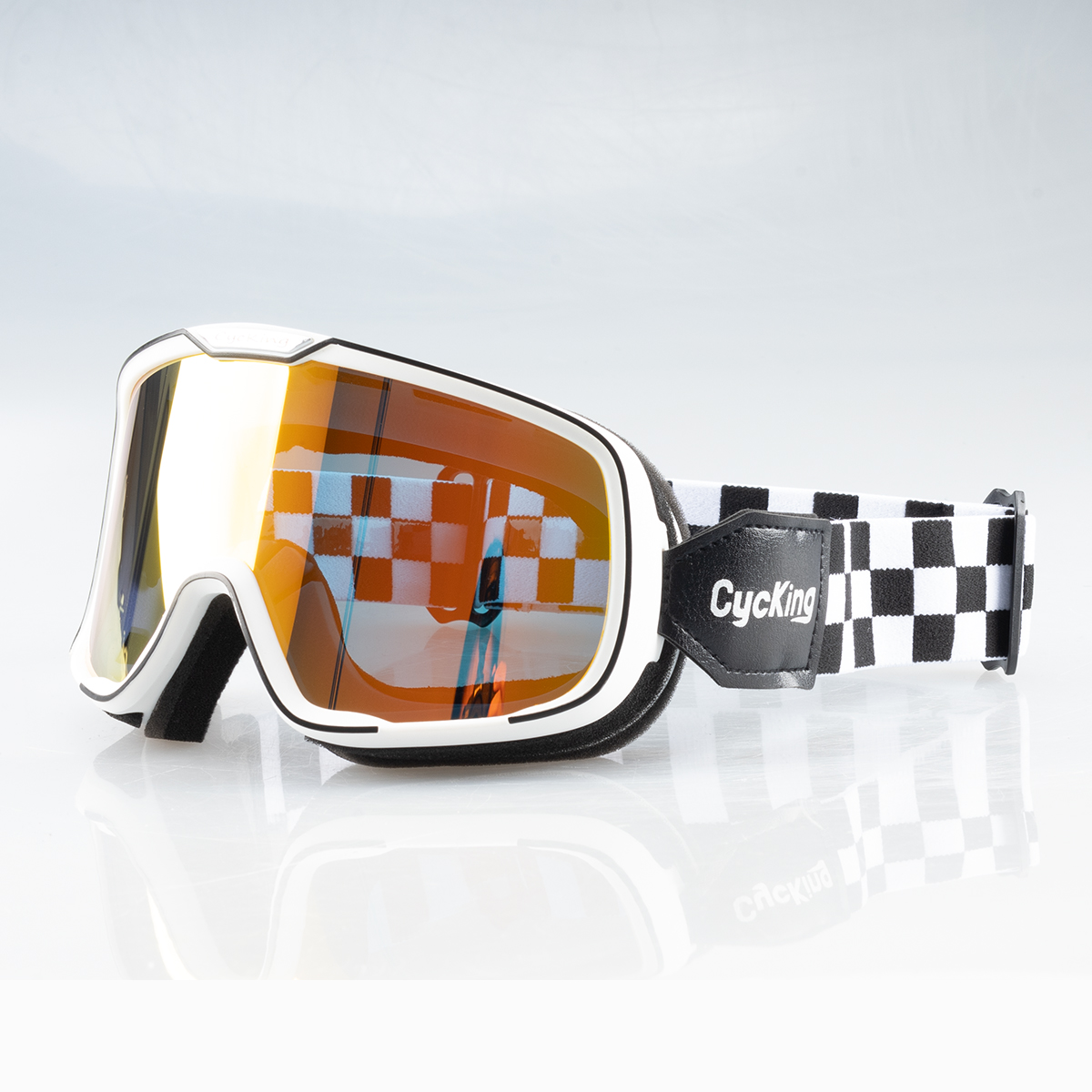 Motorcykelhjelmbriller retrobriller batteri bilrude briller motorcykel ridning vind- og sandtæt: Militærgrøn