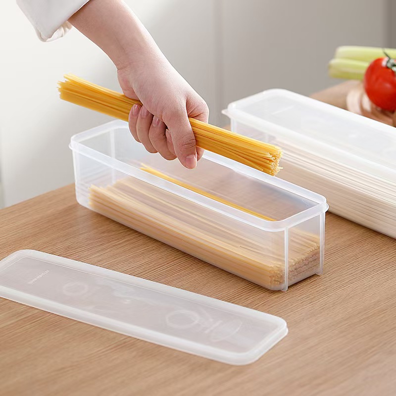 Noodle Opbergdoos Koelkast Vers Voedsel Doos Pasta Verzegelde Container Met Deksels Keuken Classificatie Organizer 30.5*8.5*7.5CM