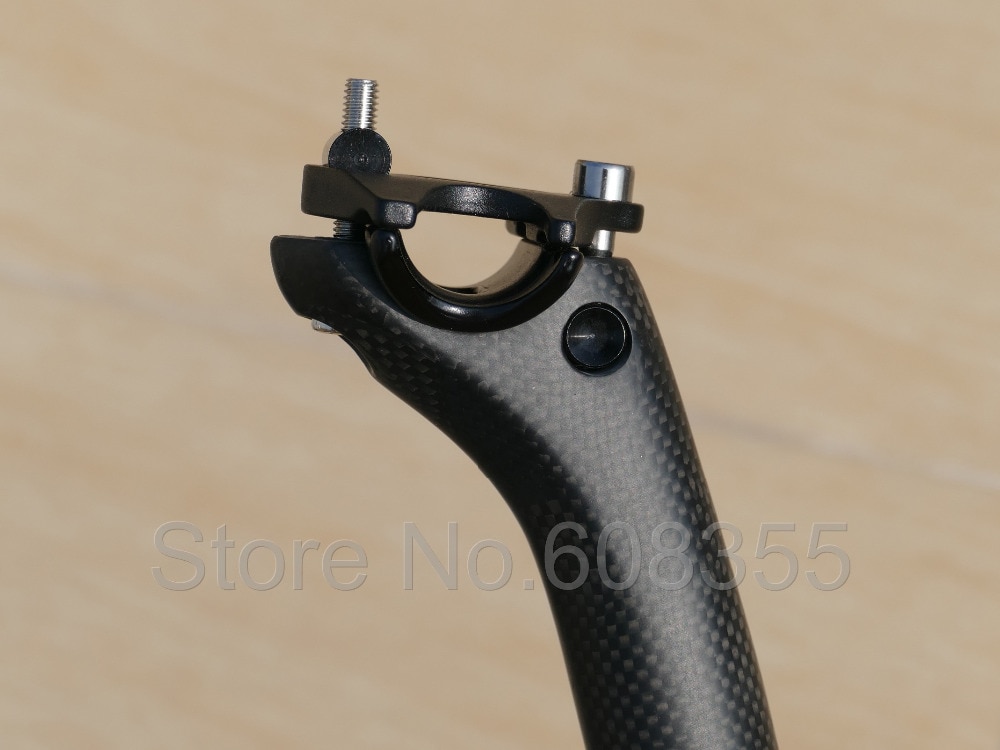 Carbon MTB Racefiets Zadelpen 31.6mm 27.2mm 350mm 400mm-3 K/UD Carbon Matt Glossy FIETS Zadelpen