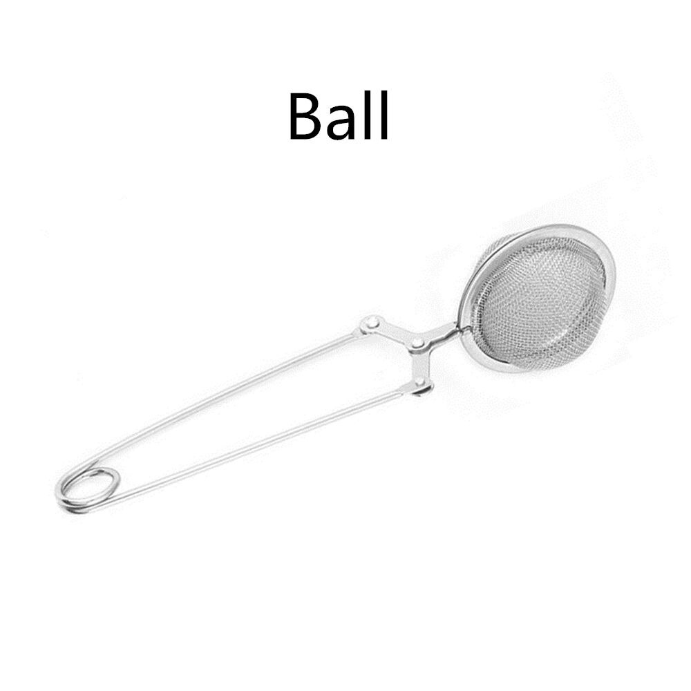 Stainless Steel Tea Infuser Tea Strainer Coffee Filter Tea Infuser Firmly Filter Tea Bag Diffuser Kitchen Teapot Gadget: Ball