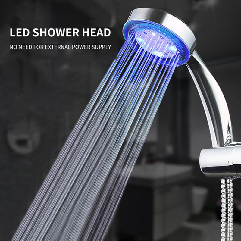 Led Shower Head High Pressure Water Saving Rotating Portable Spa High Pressure Shower Head for Bathroom Showerhead Handheld
