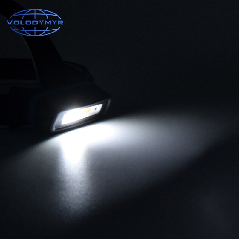 Linterna frontal Led COB para coche, linterna recargable por USB, para inspección, pulido, acabado de acampada, portátil