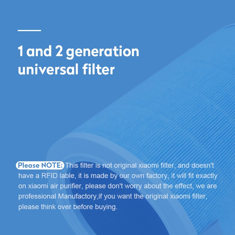 Wymiana filtra powietrza robić oczyszczania powietrza Xiaomi 1/2/2S/3/3H zawodowiec generacji dla Mi filtry powietrza z filtrem z węglem aktywnym