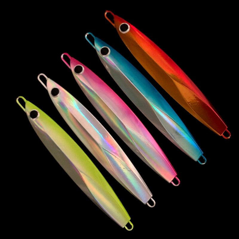 Battlebass 1 Stks/partij 40G 60G 80G Mes Jigging Metalen Lepel Vib Kunstmatige Aas Boot Vissen lokt Lood Vissen Lokken