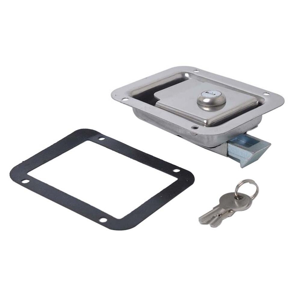 1 PC Tool Box Car Trailer Recreational Vehicle Lock Anti-theft Stainless Steel Handle Lock Trailer Parts