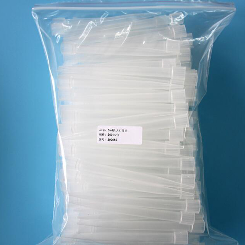 Punta transparente de pipeta 5 ml, accesorios de punta para boquilla, suministros de laboratorio, perfecto para la mayoría de pipetas, 100 Uds.