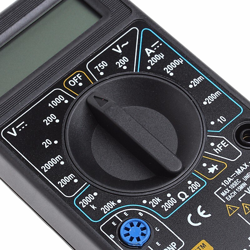 LCD Digital Multimeter DT-830 Electric Voltmeter Ammeter Ohm Tester AC/DC 750/1000V Amp Volt DT-830B home tester P10