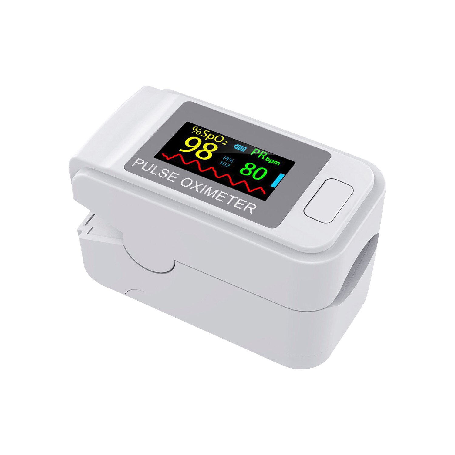 Sormenpään pulssioksimetri veren happianturi kylläisyys lcd mini spo 2 näyttö pulssin mittaus kotiurheilumatkoille