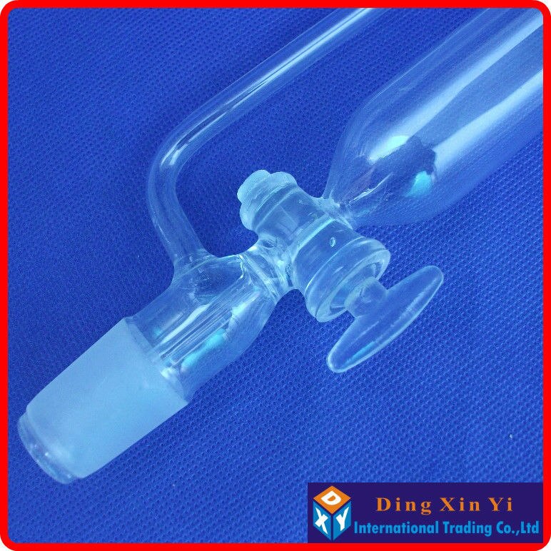 60ml Separatory funnel constant pressure cylindrical shape,constant-voltage funnel,Pressure Equalizing glass funnel