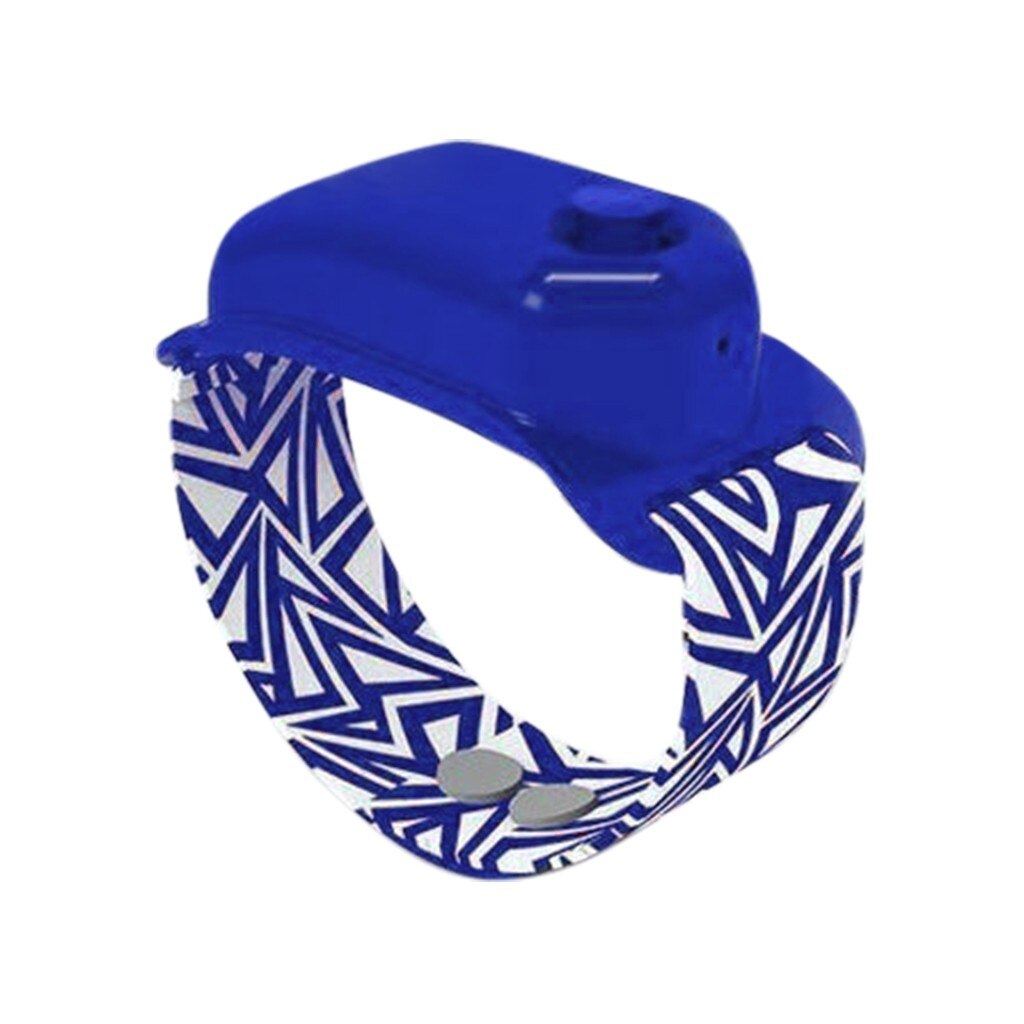 Hand Sanitizer sub-verpackung Silikon Armbinde Spender Tragbare Hand Sanitizer Spender Pulsera Gel Hidroalcoholico 10ml # M: Blau