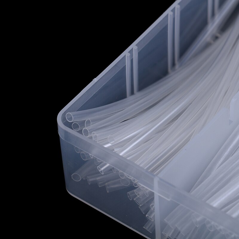 150 pièces 100mm 2:1 thermorétractable Tube polyoléfine Tube Transparent gaine