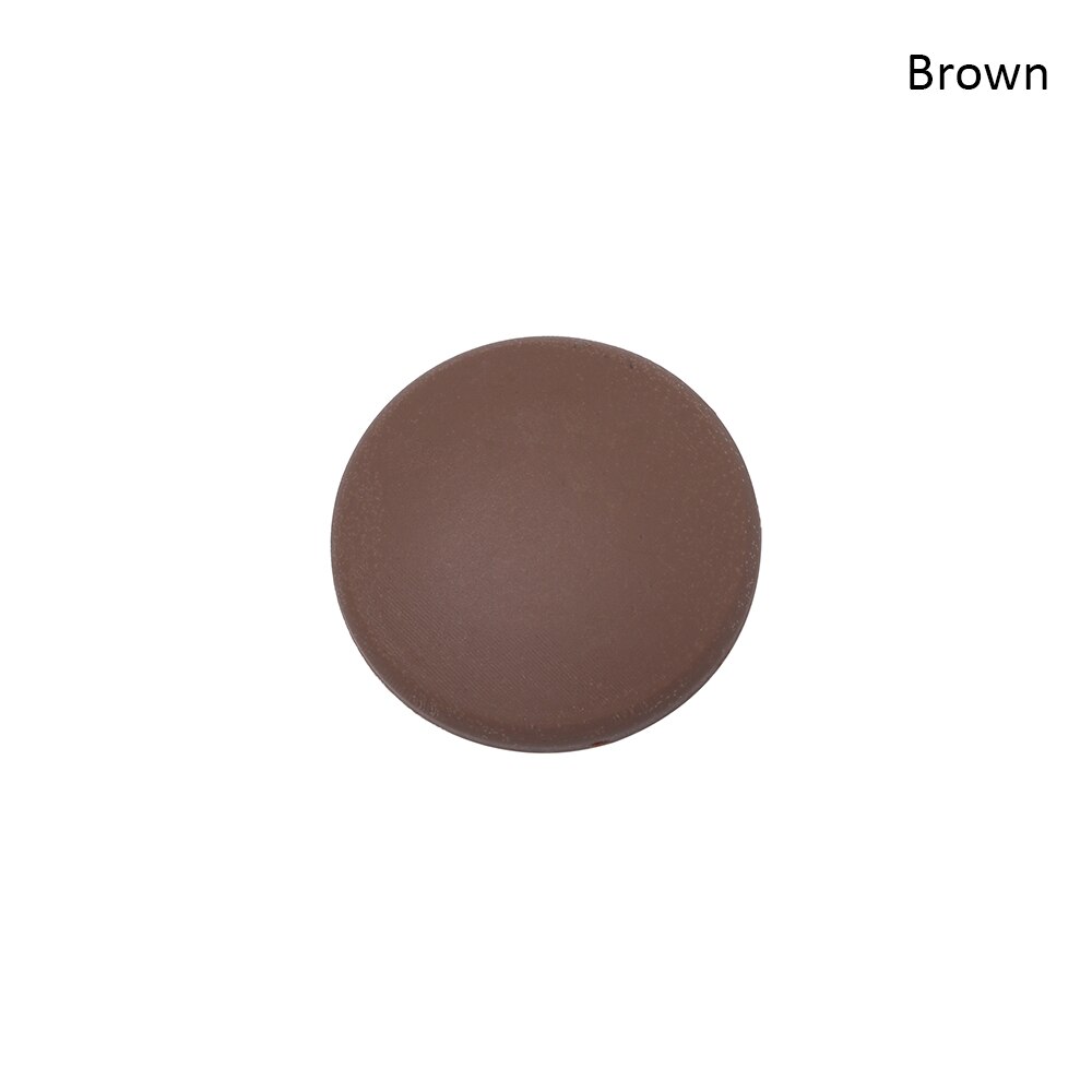 1 PC Silicone Wall Protector Door Handle Bumper Guard Stopper Self Adhesive Rubber Round Door Crash Pad Anti-slip Sticker: Brown