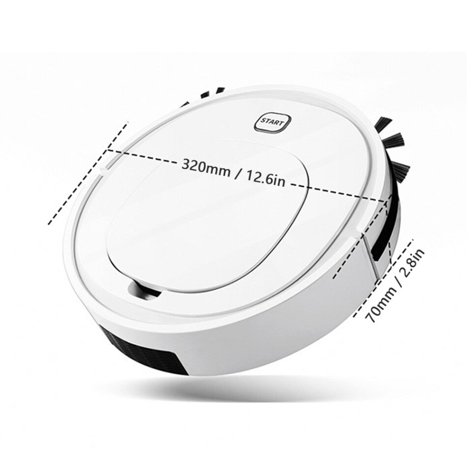 Mopping Robot Cleaner Spray Type Humidifying Wet & Dry Mopping Automatic Cleaning Anti-crash 1500mAh Rechargeable Robots Cleaner: D