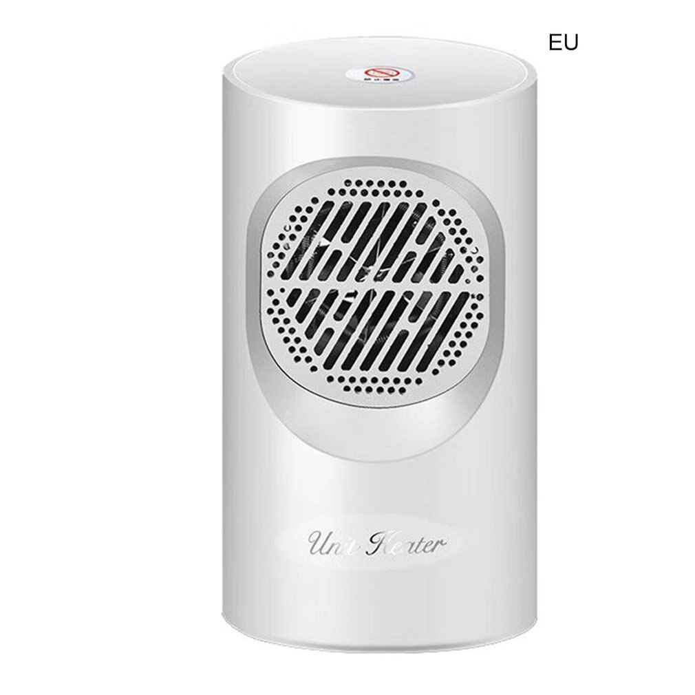 Maison 300W Rechargeable Mini petit chauffage maison bureau sans feuilles chauffage ventilateur Super silencieux et ventilateur: Clair