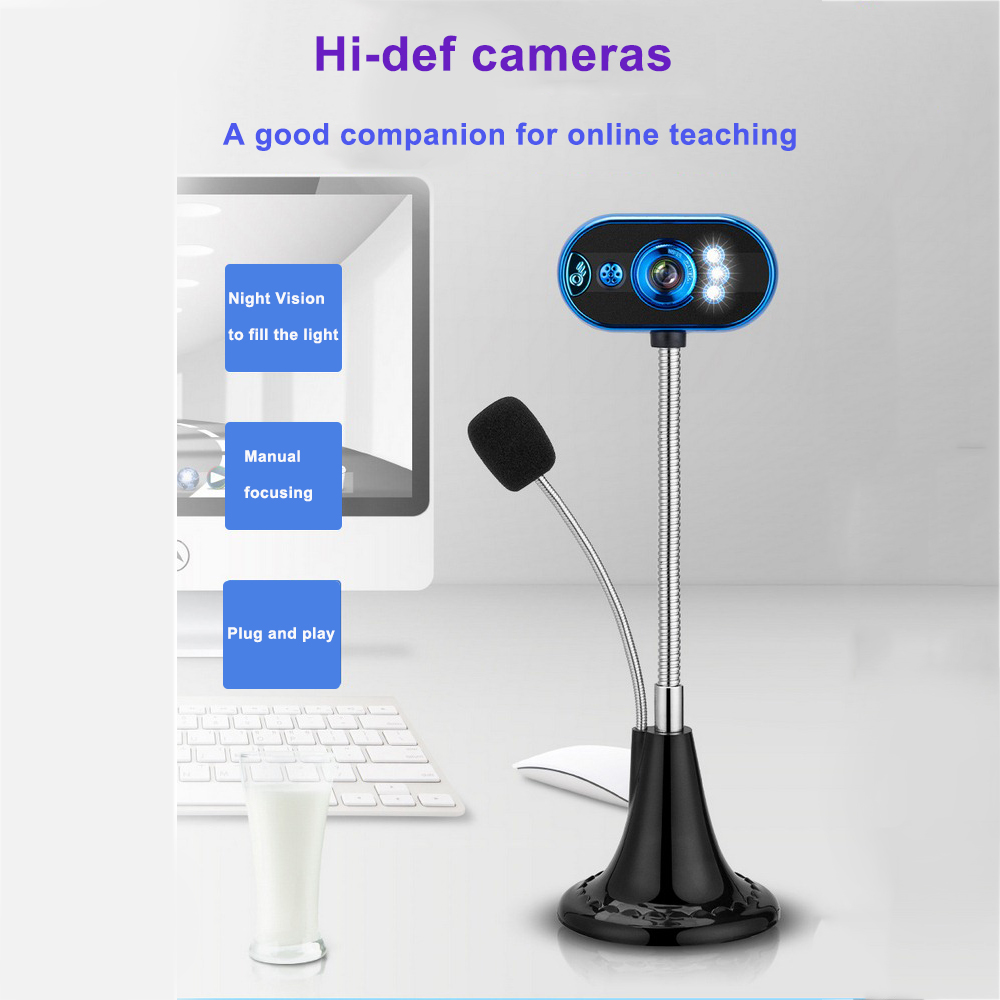 USB Mini Camera Built-in Microphone High-end Video Call Computer Peripheral Web Camera PC video Conference