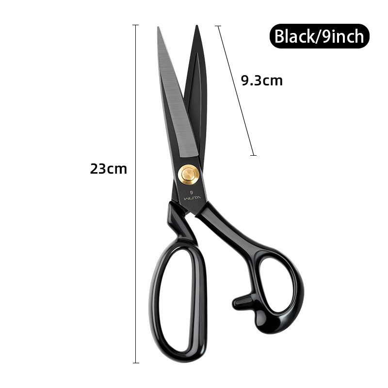 WUTA-Tijeras profesionales para cortar cuero, tijeras de Metal de alta resistencia, tijeras de costura, herramientas de artesanía, herramientas para cuero: Caqui oscuro