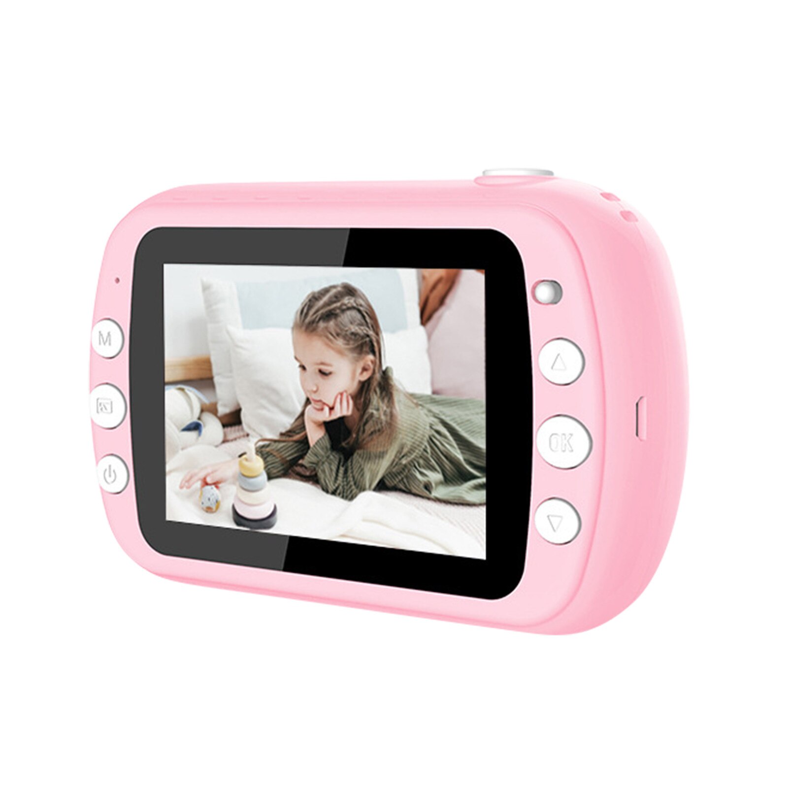 Kinderen Kids Camera Mini Digitale Kamera Speelgoed Voor Kinderen Baby 8 Miljoen Pixel Kids Leuke Cartoon Camera Speelgoed Фотоаппарат: Black