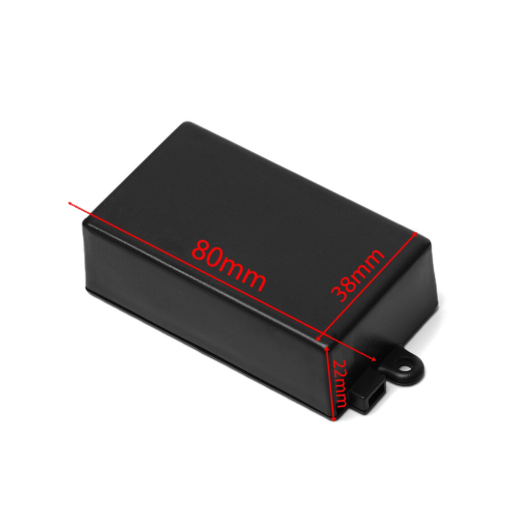 Electronic Supplies Waterproof ABS Plastic Project Box Storage Case Housing Instrument Case Enclosure Boxes: Black&White