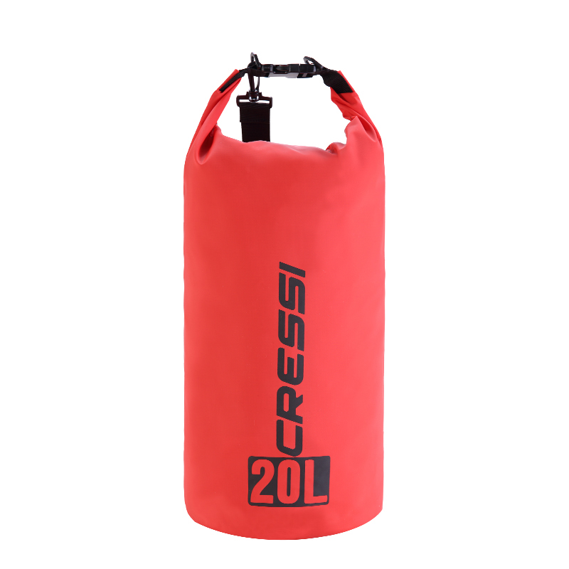 Cressi Dry Bag Duiken Zakken Grote Volume Duikuitrusting Zak Waterdichte Tas voor Snorkelen Dive 5L 10L 15L 20L carry: Red 20L