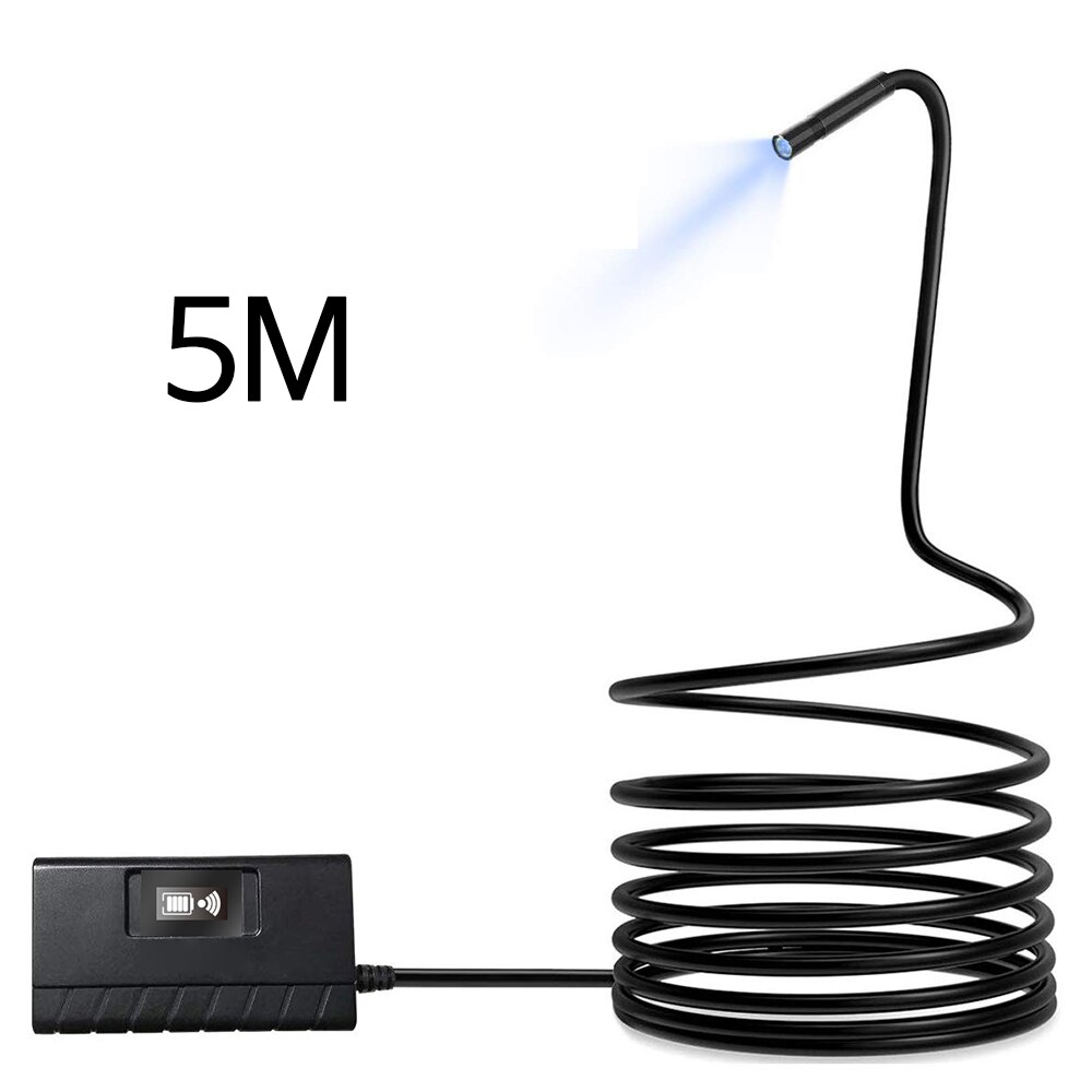 Inspektionskamera  ip67 1080p wifi 6 led type c vandtæt til andriod 5.5mm usb borescope endoskop til android til ios: 5m